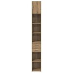 vidaXL Cabinet de rangement slim chêne artisanal 30 x 42.5 x 225 cm