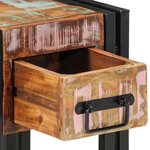 vidaXL Tables de nuit 2 Pièces 40x40x40 cm Bois massif recyclé