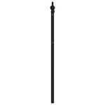 vidaXL Tête de lit métal noir 90 cm