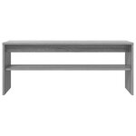 vidaXL Meuble TV Gris Sonoma 100 x 30 x 40 cm Bois d'ingénierie
