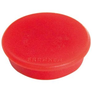 Set de 10 aimants de fixation  force adhésive: 1.500g  rouge  38mm FRANKEN