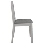 vidaXL Mobilier de salle à manger 5 Pièces MDF Gris