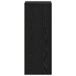 vidaXL Meuble à chaussures avec étagère Chêne noir 60 x 35 x 92 cm
