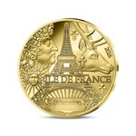 Collection des régions - Île de France Monnaie de 5€ Or  1/2g