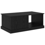 vidaXL Table basse Chêne noir 90 x 50 x 35 cm Bois d'ingénierie