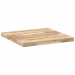 vidaXL Dessus de table carré 60x60x4 cm bois massif d'acacia