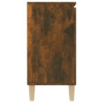 vidaXL Buffet Chêne fumé 101x35x70 cm Bois d'ingénierie