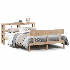 vidaXL Cadre de lit sans matelas 120x200 cm bois de pin massif