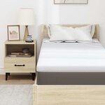 vidaXL Coussins de Matelas Blanc 80 x 200 cm