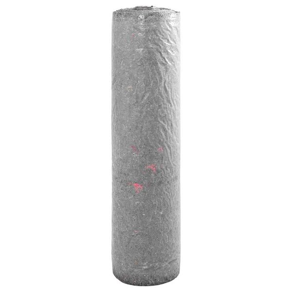 vidaXL Feutre de bassin 1 x 25 m Polyester et coton Gris