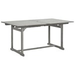 vidaXL Ensemble à manger de jardin 7 Pièces Bois d'acacia solide