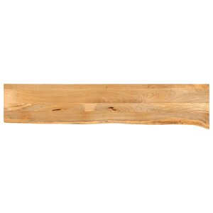 vidaXL Dessus de table à bord vivant 160x30x2 5cm bois massif manguier