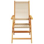 vidaXL Ensemble de salle à manger pour jardin 5 Pièces Beige