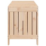 vidaXL Boîte de rangement de jardin 108x42 5x54 cm Bois massif de pin