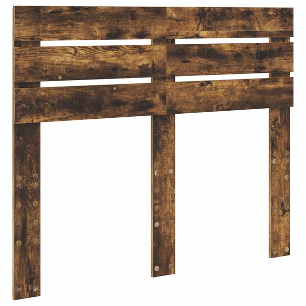 vidaXL Tête de lit Chêne fumé 120 cm Bois d'ingénierie