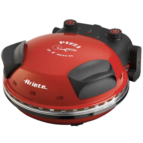 Ariete four à pizza da gennaro 1200 w rouge et noir