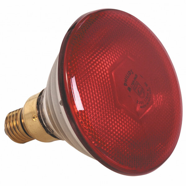 Ampoule seule rouge 175 w - pujadas -  - cristal