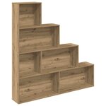 vidaXL Bibliothèque chêne artisanal 157x24x160 cm bois d'ingénierie