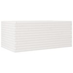 vidaXL Jardinière blanc 110x60x45 5 cm bois de pin massif