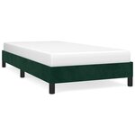 vidaXL Cadre de lit sans matelas vert foncé 80x200 cm velours