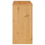 vidaXL Table console avec tiroir Drammen Chêne 89 5 x 37 x 73 cm