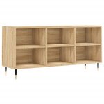 vidaXL Meuble TV chêne sonoma 103 5x30x50 cm bois d'ingénierie