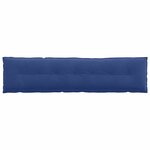vidaXL Coussin de Dos Bleu police 200 x 50 cm Tissu en velours côtelé