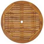 vidaXL Mobilier à dîner de jardin pliable 5 Pièces Bois d'acacia solide
