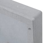 vidaXL Niche de douche Gris mat 41x36x10 cm
