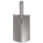 vidaXL Tête de pelle 4 Pièces Argent 43 x 17 cm Acier enduit de poudre