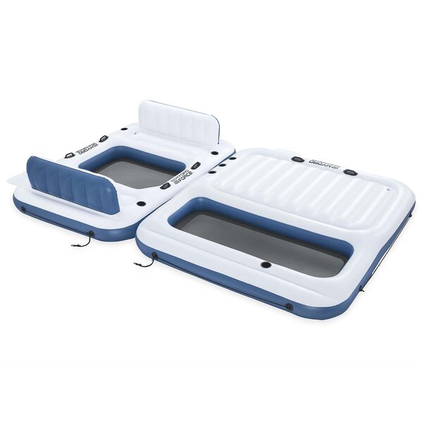 Bestway Île flottante Hydro-Force 2 pc 269 x 182 x 67 cm Blanc et bleu
