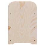 vidaXL Casier à vin avec panneau supérieur 43x25x37 cm bois pin massif
