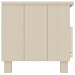 vidaXL Meuble TV HAMAR Marron miel 106x40x40 cm Bois massif de pin