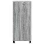vidaXL Armoire à roulettes sonoma gris 55x40x91 cm bois d'ingénierie