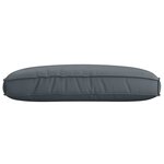 vidaXL Coussin de Palette pour Siège Anthracite 120x80x12 cm Tissu Oxford