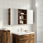 vidaXL Ensemble de Meubles de Salle de Bain 3 Pièces 100 x 10 5 x 50 cm