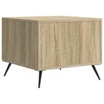 vidaXL Table basse Chêne Sonoma 49 x 50 x 40 cm Bois d'ingénierie