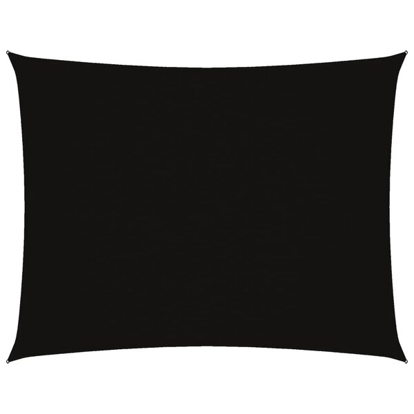 vidaXL Voile de parasol tissu oxford rectangulaire 3x4 m noir