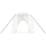 vidaXL Serre avec cadre en acier blanc 48 m² 24x2x2 m