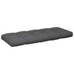 vidaXL Coussins de palette 5 Pièces anthracite tissu