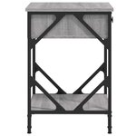 vidaXL Tables de chevet 2 Pièces sonoma gris 40x42x60cm bois d'ingénierie