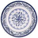 Bo-Camp Vaisselle 16 Pièces Old Dutch mélamine bleu