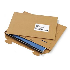 Pochette carton microcannelure recyclé brune raja 67x52 cm (lot de 50)