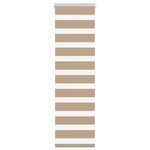 vidaXL Store zèbre marron sable largeur du tissu 40 9 cm polyester