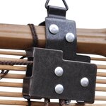 vidaXL Stores roulants en bambou 2 Pièces 100x160 cm Marron