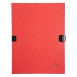 Chemise Dos Extensible N'clip - Rouge - X 10 - Exacompta