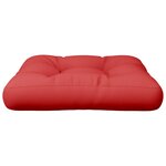 vidaXL Coussin de palette rouge tissu