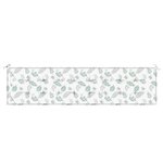 vidaXL Coussin de banc de jardin motif de feuilles 200x50x3 cm tissu