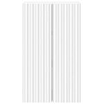 vidaXL Meuble TV mural Blanc 59 5 x 31 x 100 cm Bois d'ingénierie