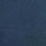 vidaXL Tabouret de rangement rond Bleu Velours 31 x 37 cm